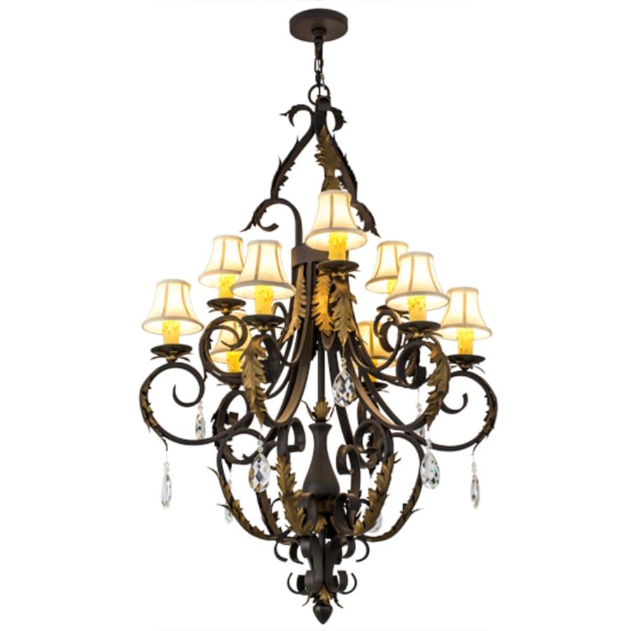 Meyda Tiffany Ingrid 9 Light 36" Wide Crystal Chandelier
