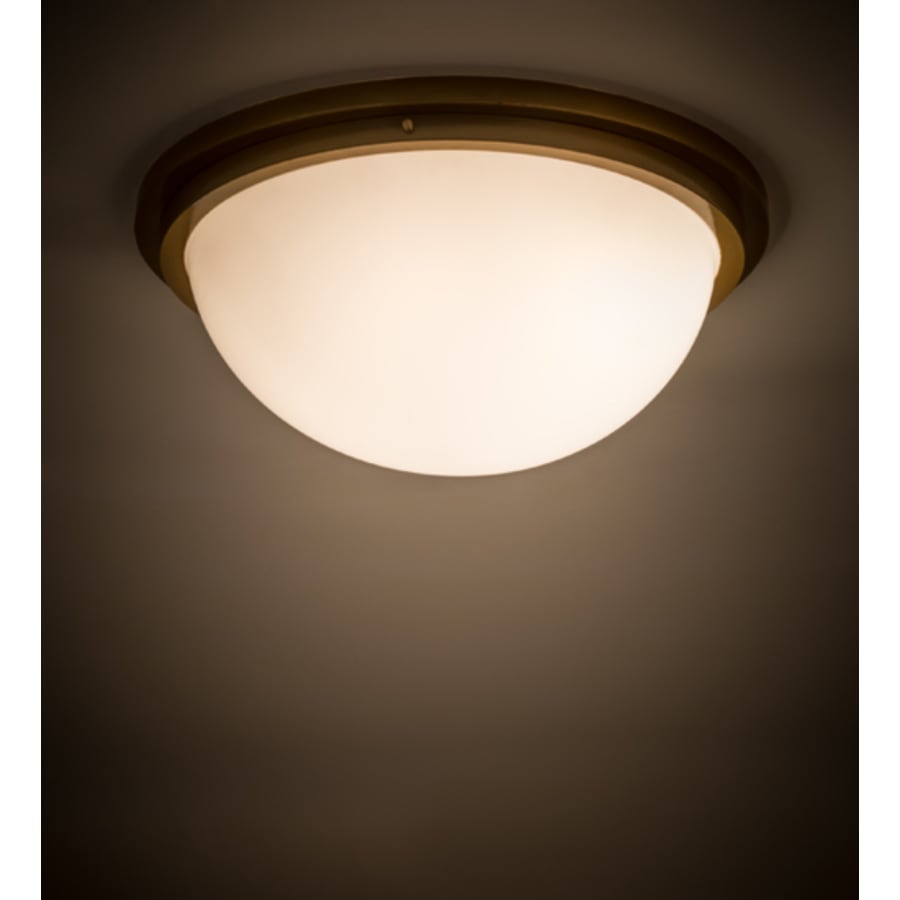 Meyda Tiffany Commerce 4 Light 25" Wide Flush Mount Bowl Ceiling Fixture