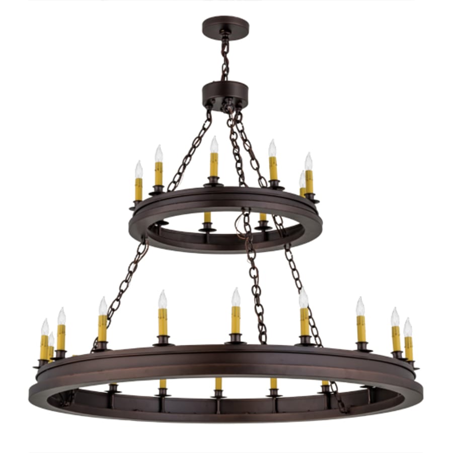 Meyda Tiffany Sullivan Ranch 27 Light 48" Wide Taper Candle Style Chandelier