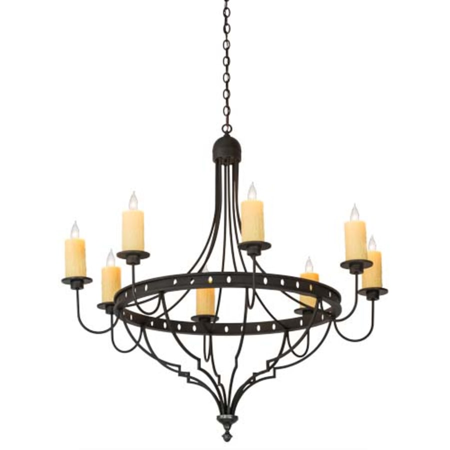 Meyda Tiffany Bottini 8 Light 48" Wide Taper Candle Style Chandelier