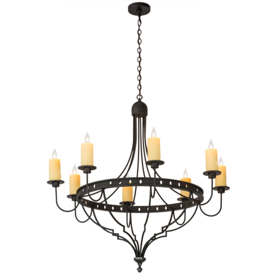 Meyda Tiffany Bottini 8 Light 48" Wide Taper Candle Style Chandelier