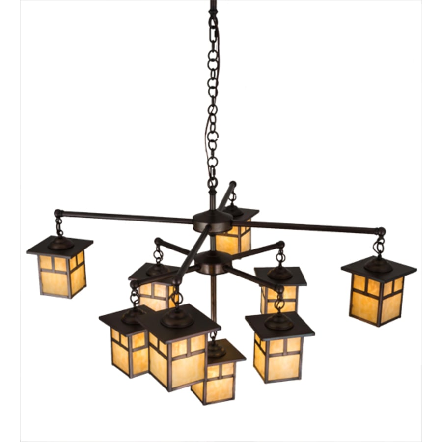 Meyda Tiffany Hyde Park 9 Light 50" Wide Chandelier