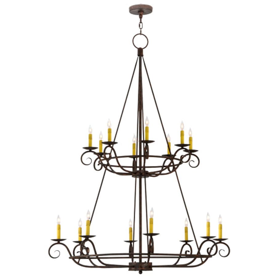 Meyda Tiffany Estrella 16 Light 45" Wide Taper Candle Style Chandelier