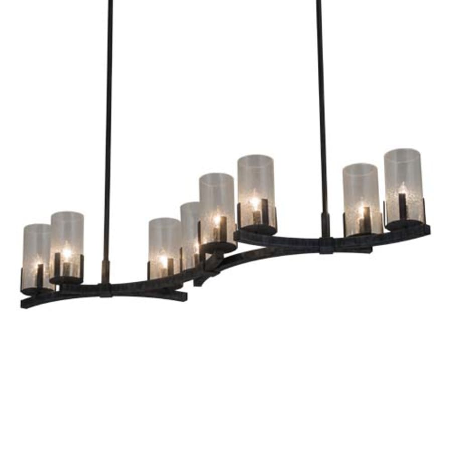 Meyda Tiffany Long Cero 8 Light 53" Wide Linear Chandelier