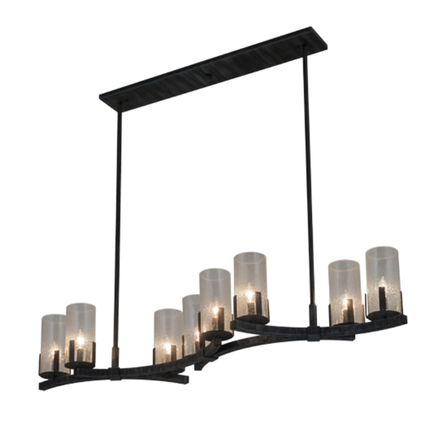 Meyda Tiffany Long Cero 8 Light 53" Wide Linear Chandelier
