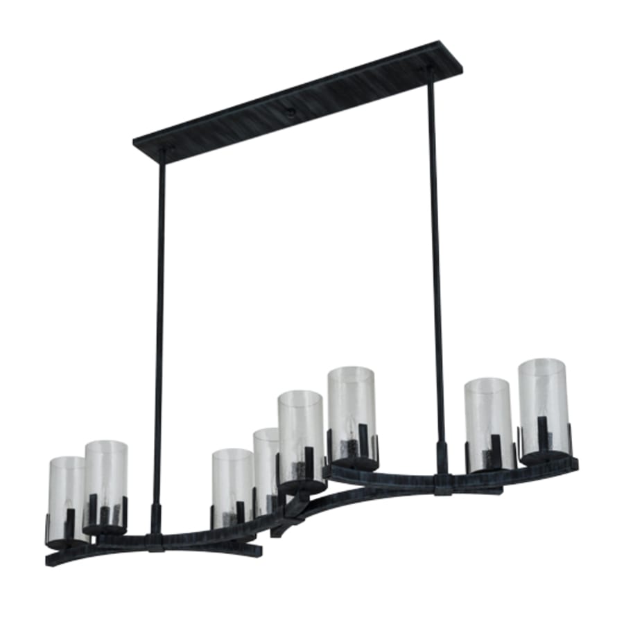 Meyda Tiffany Long Cero 8 Light 53" Wide Linear Chandelier