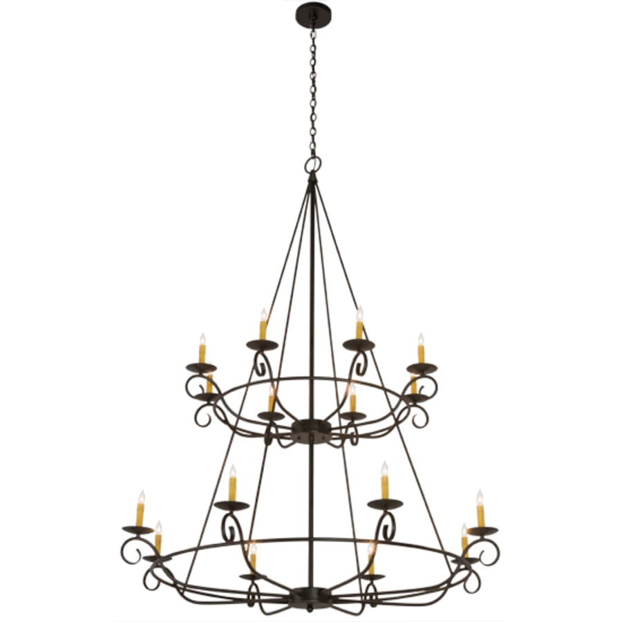 Meyda Tiffany Estrella 16 Light 54" Wide Taper Candle Style Chandelier