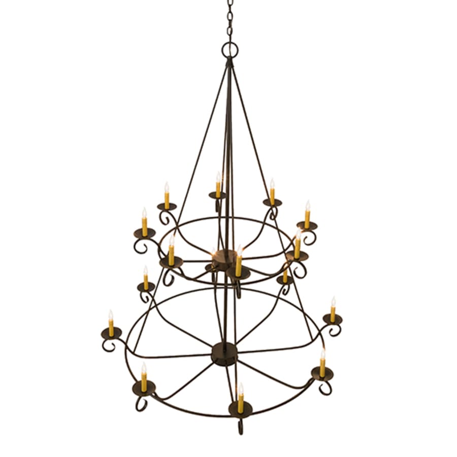 Meyda Tiffany Estrella 16 Light 54" Wide Taper Candle Style Chandelier