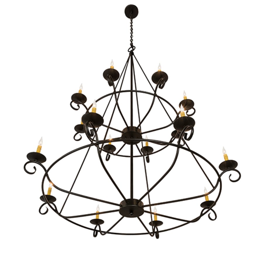 Meyda Tiffany Estrella 16 Light 54" Wide Taper Candle Style Chandelier