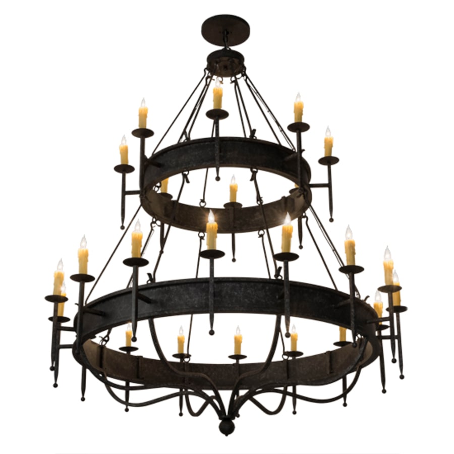 Meyda Tiffany Marta 24 Light 72" Wide Taper Candle Style Chandelier