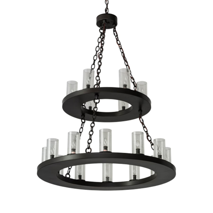 Meyda Tiffany Loxley 18 Light 36" Wide Ring Chandelier