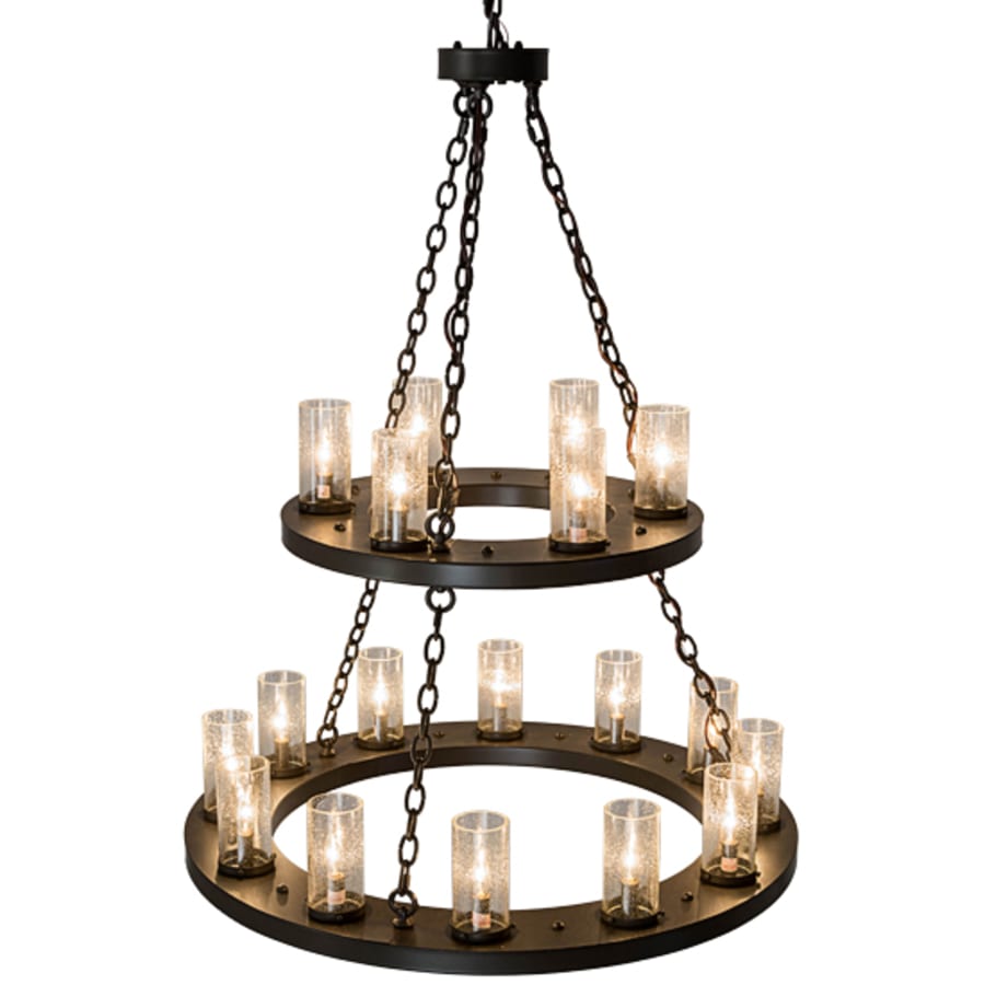 Meyda Tiffany Loxley 18 Light 36" Wide Ring Chandelier