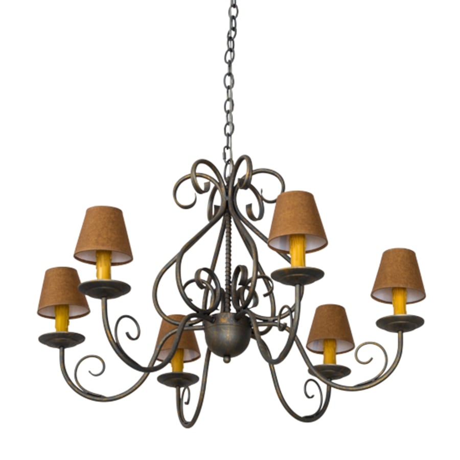 Meyda Tiffany Jenna 6 Light 36" Wide Chandelier