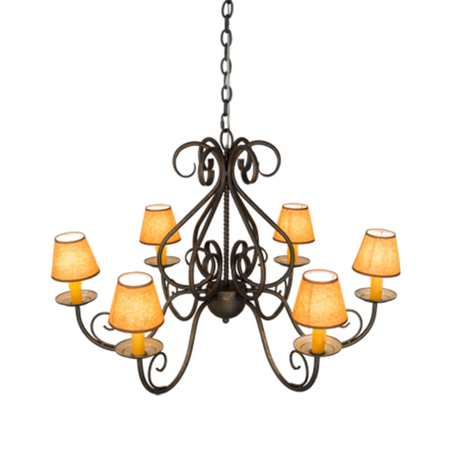 Meyda Tiffany Jenna 6 Light 36" Wide Chandelier