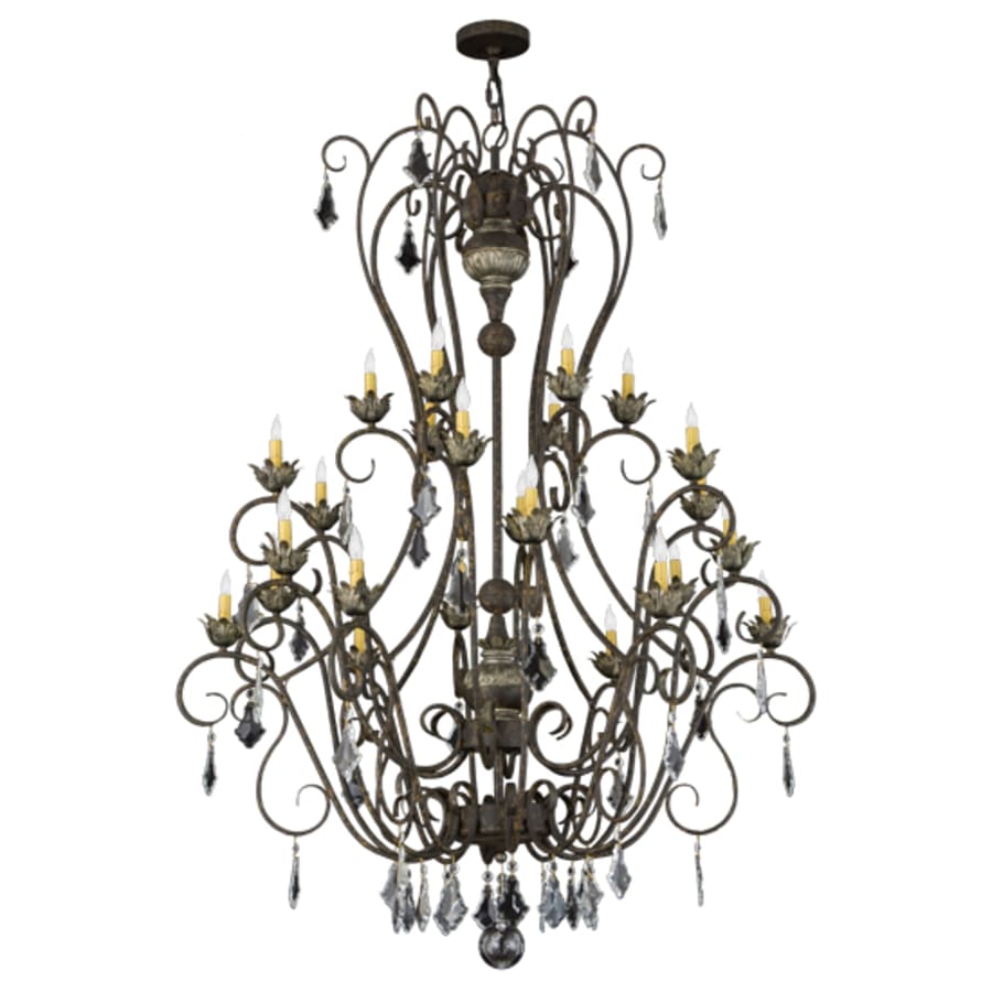 Meyda Tiffany Felicia 24 Light 51" Wide Taper Candle Style Chandelier