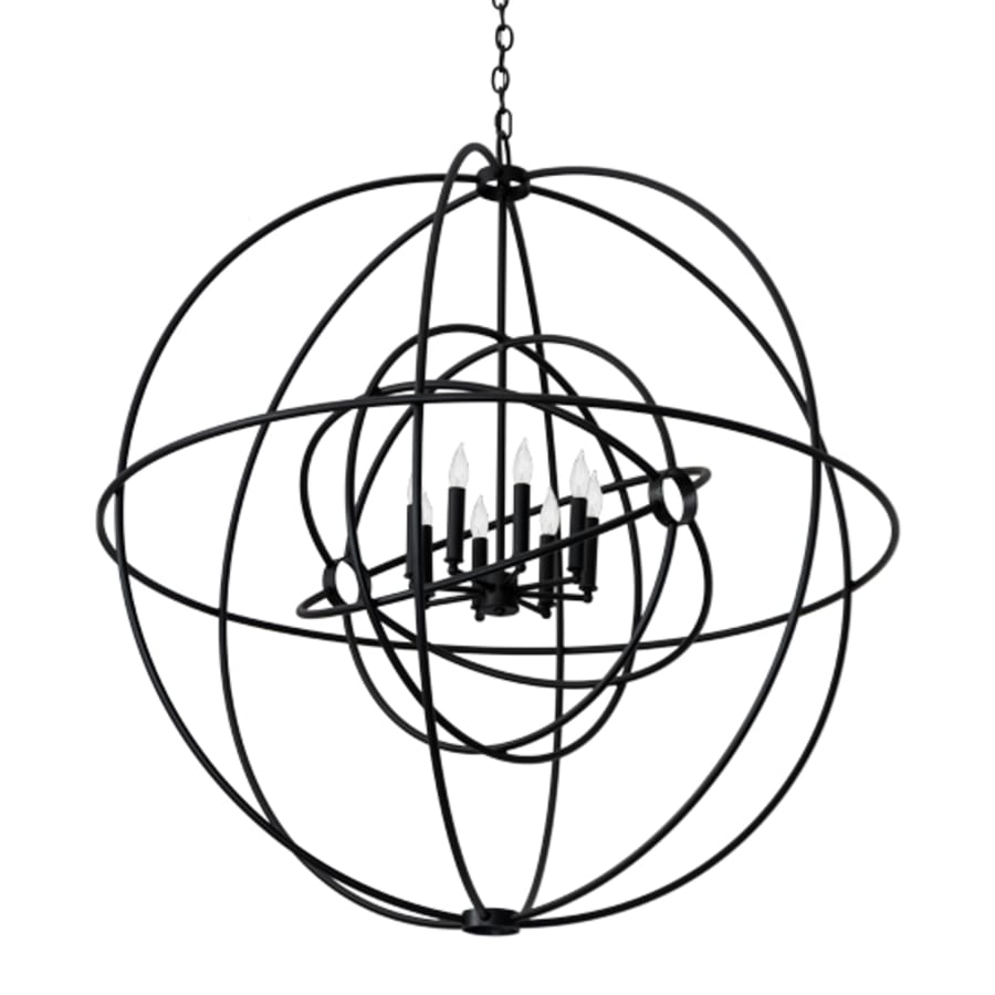 Meyda Tiffany Atom Enerjisi 8 Light 43" Wide Taper Candle Style Chandelier