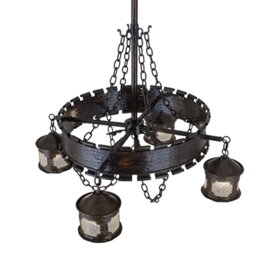 Meyda Tiffany Antique Gothic 4 Light 40" Wide Chandelier
