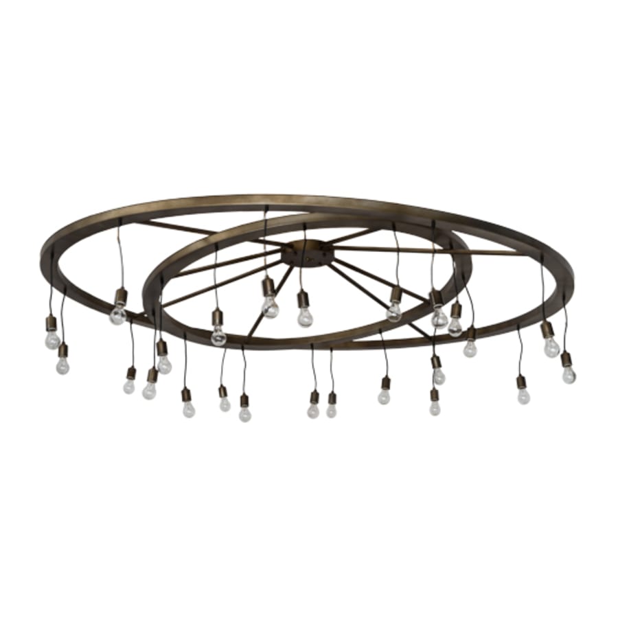 Meyda Tiffany Donner 24 Light 95" Wide Ring Chandelier