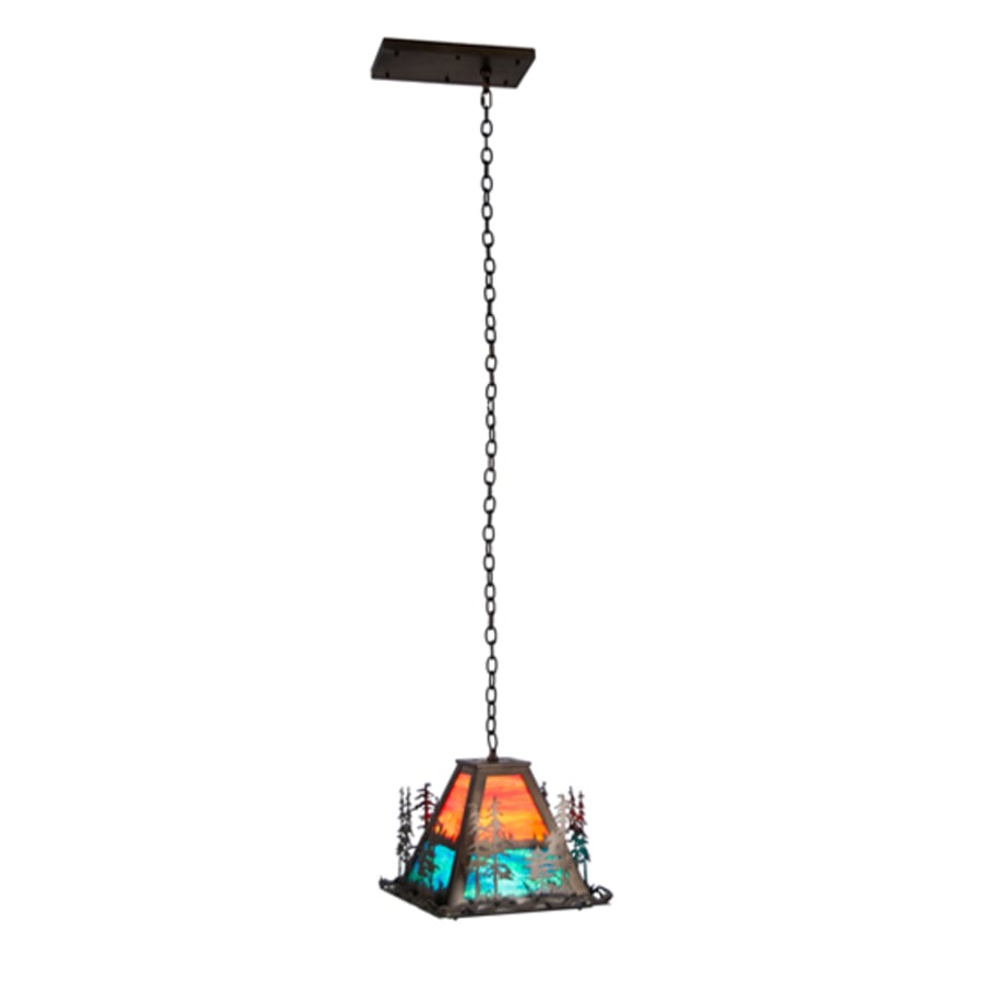 Meyda Tiffany Tall Pines 3 Light 22" Wide Pendant