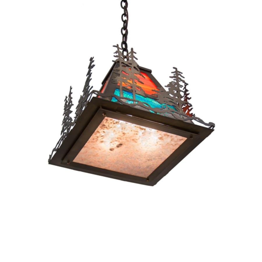 Meyda Tiffany Tall Pines 3 Light 22" Wide Pendant