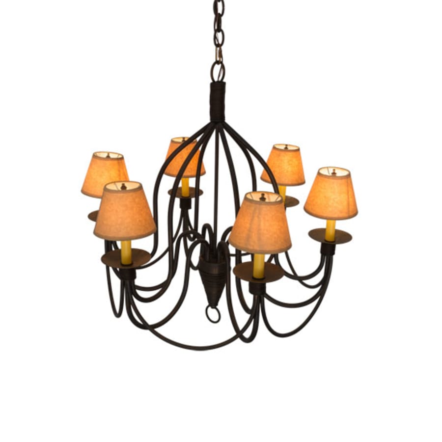 Meyda Tiffany Bell 6 Light 30" Wide Chandelier
