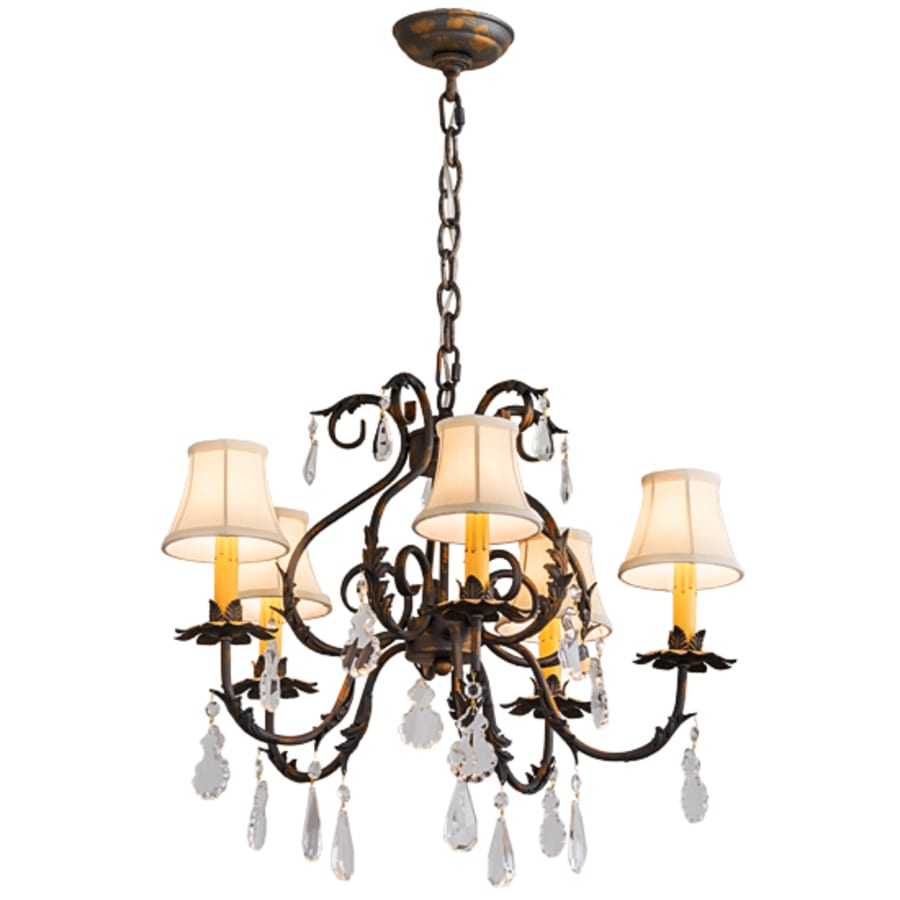 Meyda Tiffany Chantilly 5 Light 25" Wide Crystal Chandelier