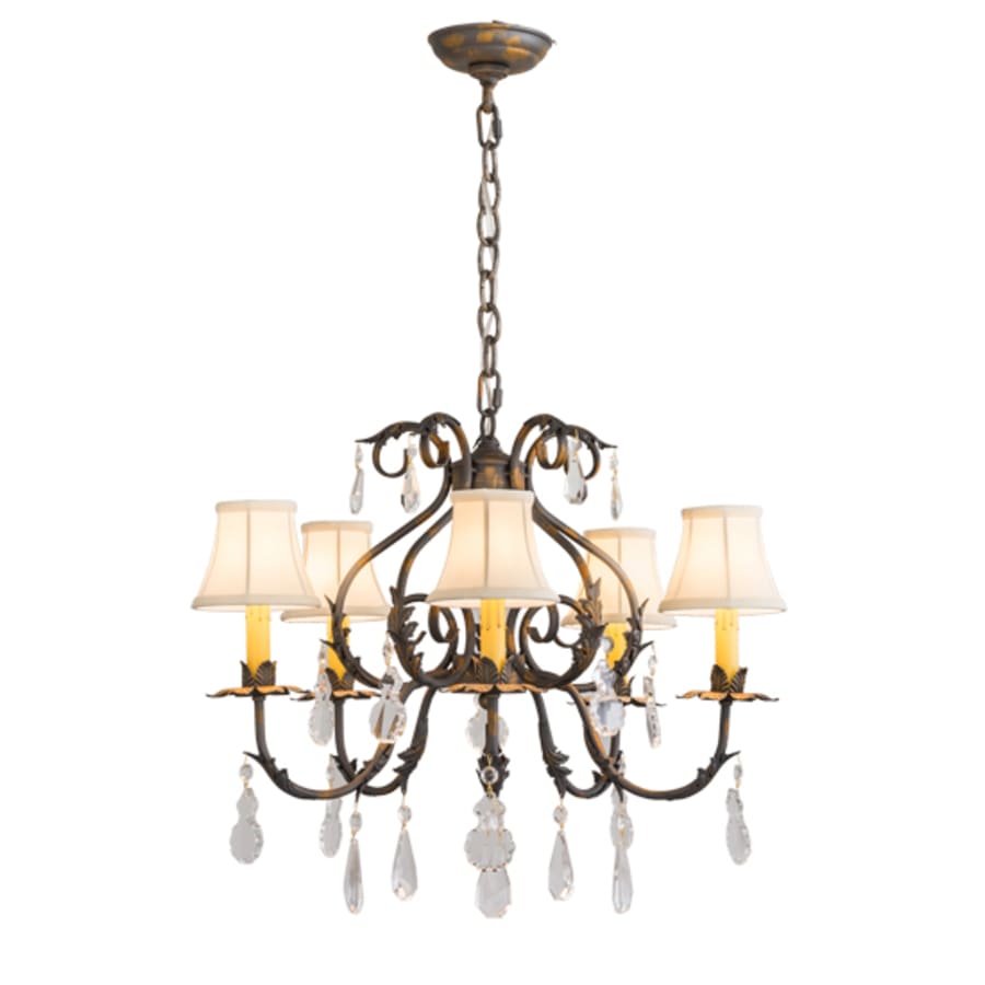 Meyda Tiffany Chantilly 5 Light 25" Wide Crystal Chandelier