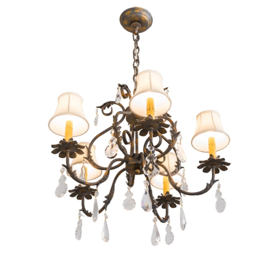 Meyda Tiffany Chantilly 5 Light 25" Wide Crystal Chandelier
