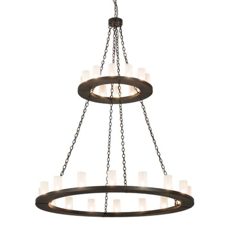 Meyda Tiffany Loxley 28 Light 60" Wide Ring Chandelier
