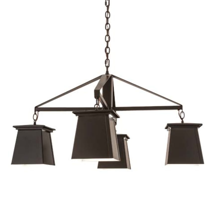 Meyda Tiffany Mission Midnight 4 Light 41" Wide Chandelier