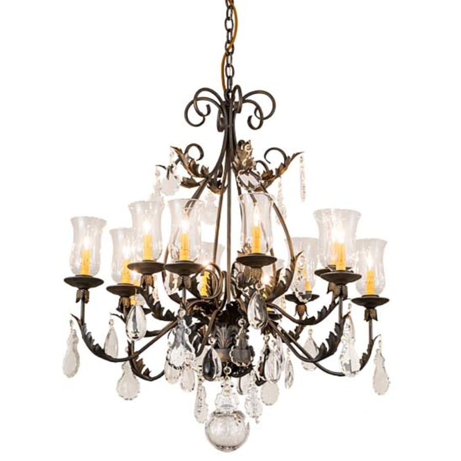 Meyda Tiffany French Elegance 12 Light 36" Wide Crystal Chandelier