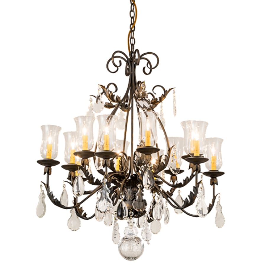 Meyda Tiffany French Elegance 12 Light 36" Wide Crystal Chandelier