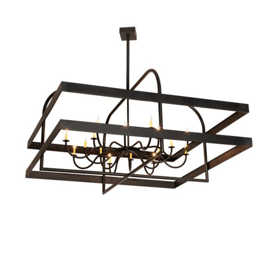 Meyda Tiffany Square Aldari 16 Light 117" Wide Taper Candle Style Chandelier