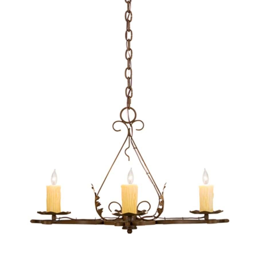 Meyda Tiffany Elianna 4 Light 22" Wide Taper Candle Style Chandelier