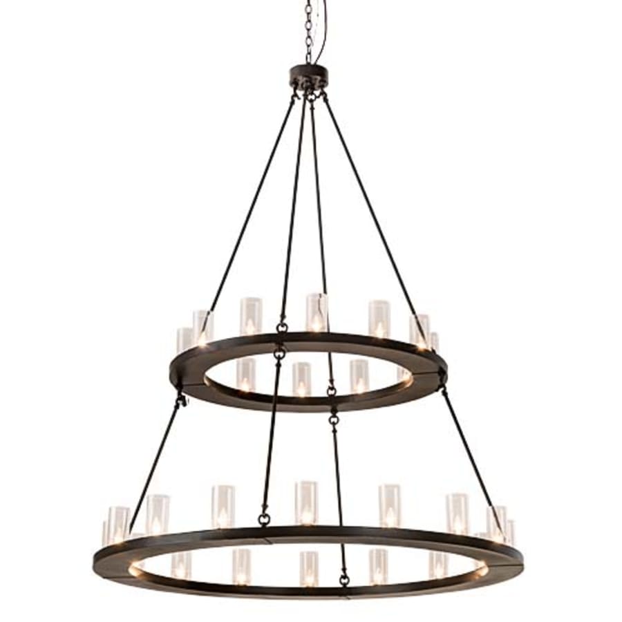 Meyda Tiffany Loxley 28 Light 60" Wide Ring Chandelier