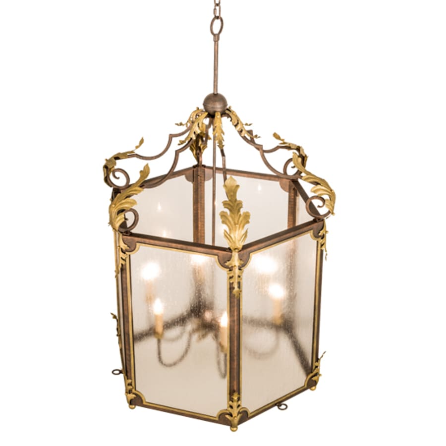 Meyda Tiffany 6 Light 34" Wide Taper Candle Pendant