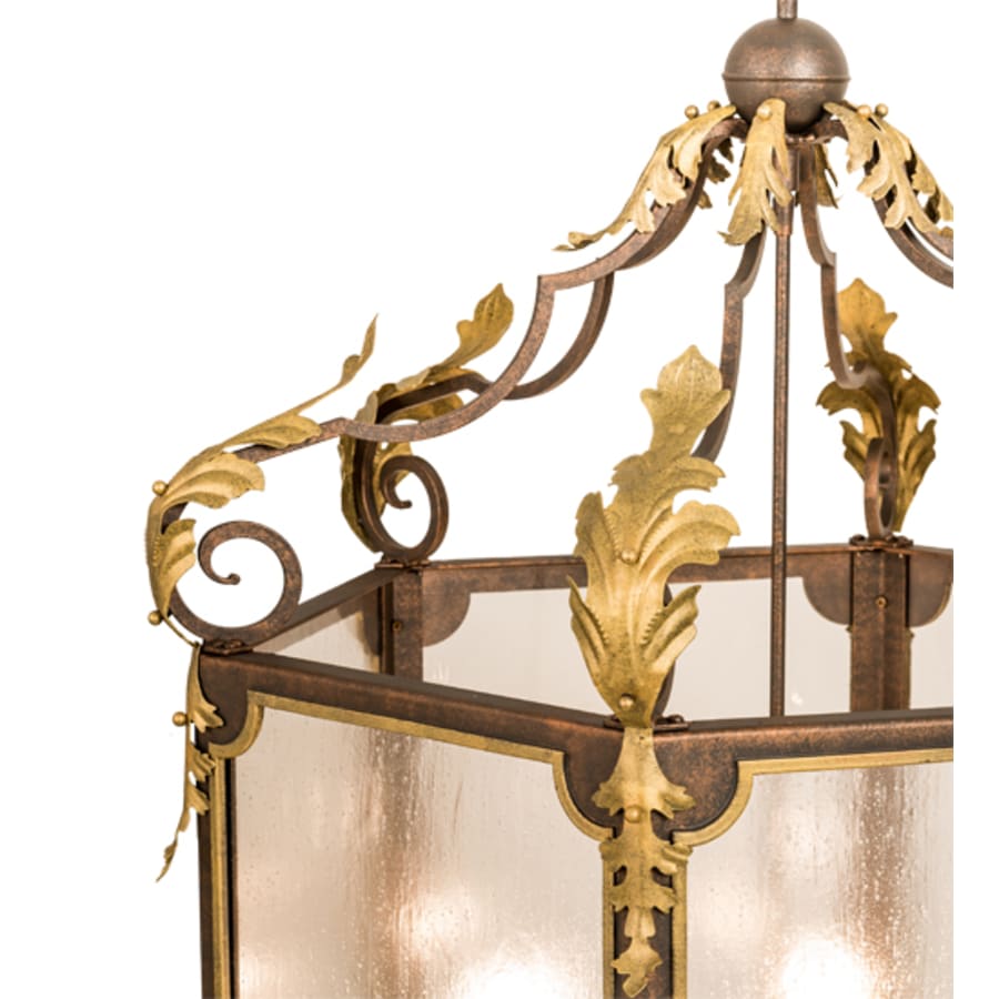 Meyda Tiffany 6 Light 34" Wide Taper Candle Pendant