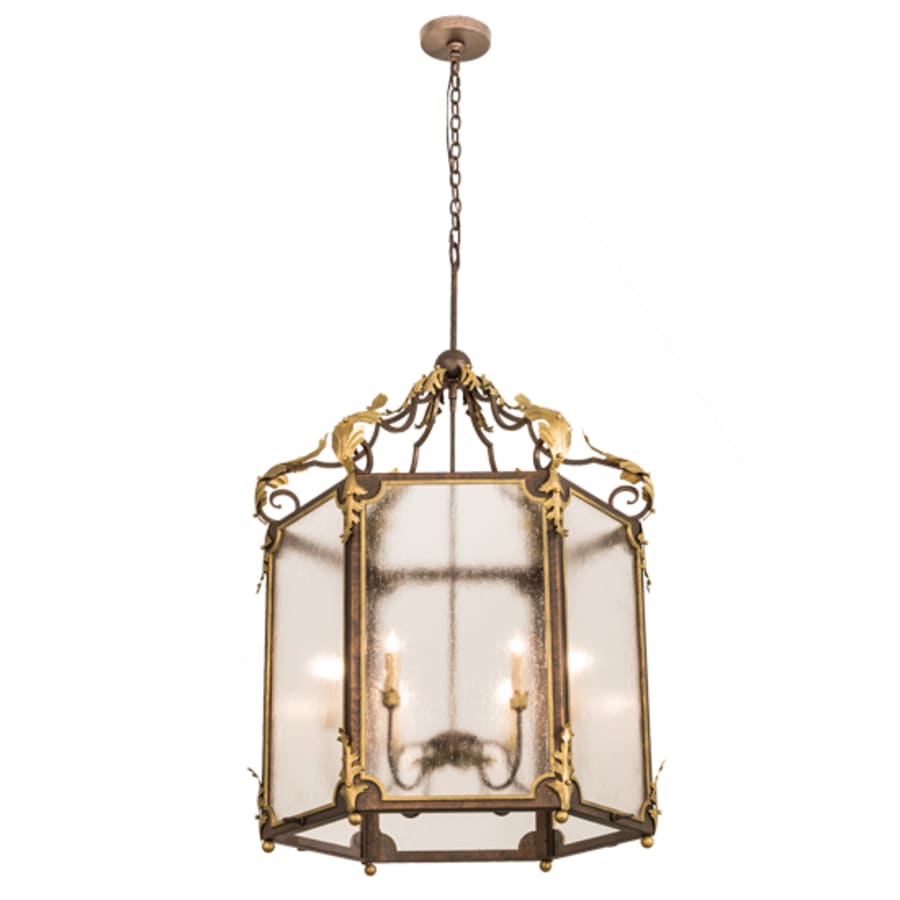Meyda Tiffany 6 Light 34" Wide Taper Candle Pendant