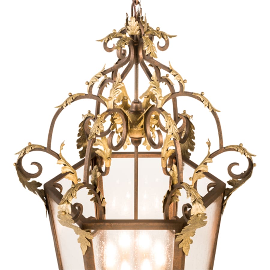 Meyda Tiffany 8 Light 25" Wide Taper Candle Pendant