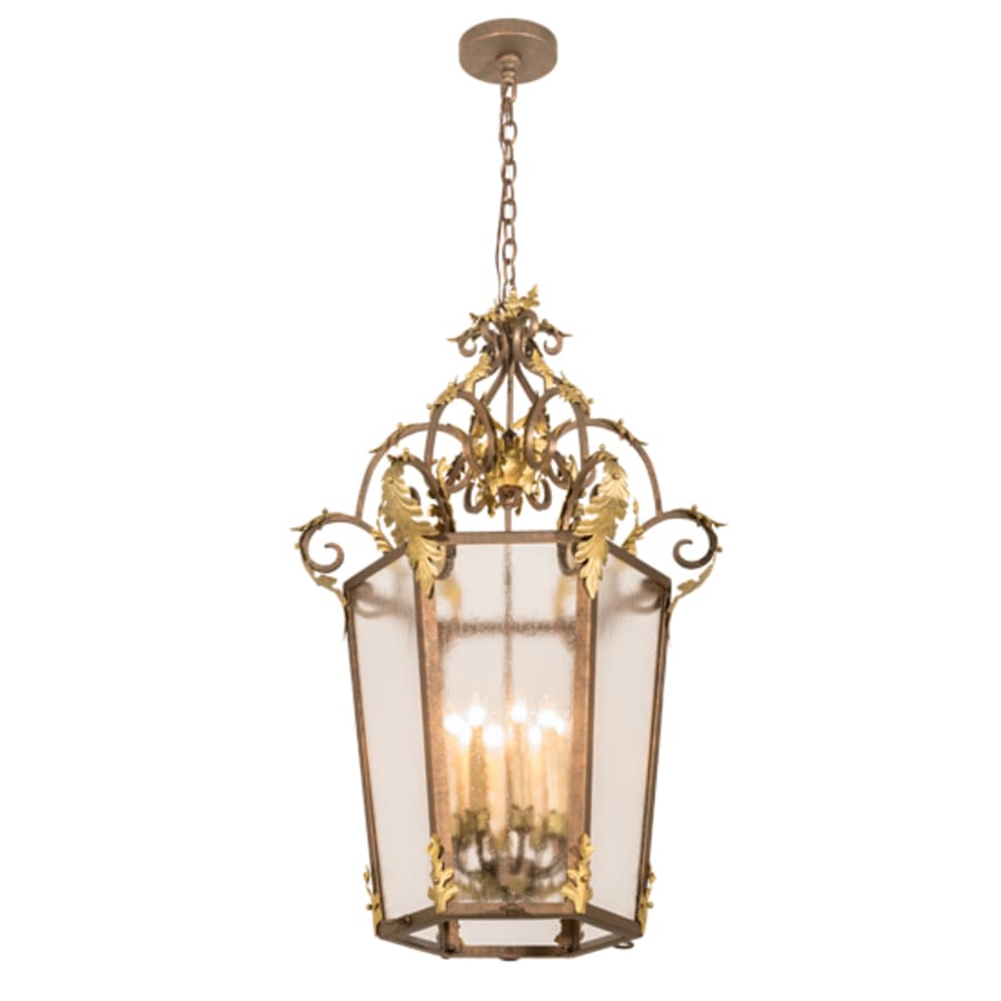 Meyda Tiffany 8 Light 25" Wide Taper Candle Pendant