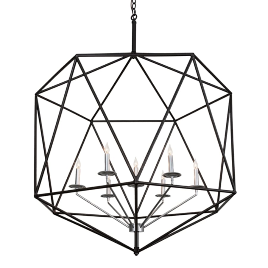 Meyda Tiffany 7 Light 42" Wide Taper Candle Pendant