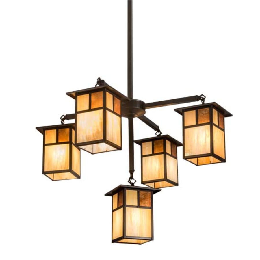 Meyda Tiffany Hyde Park 5 Light 32" Wide Chandelier