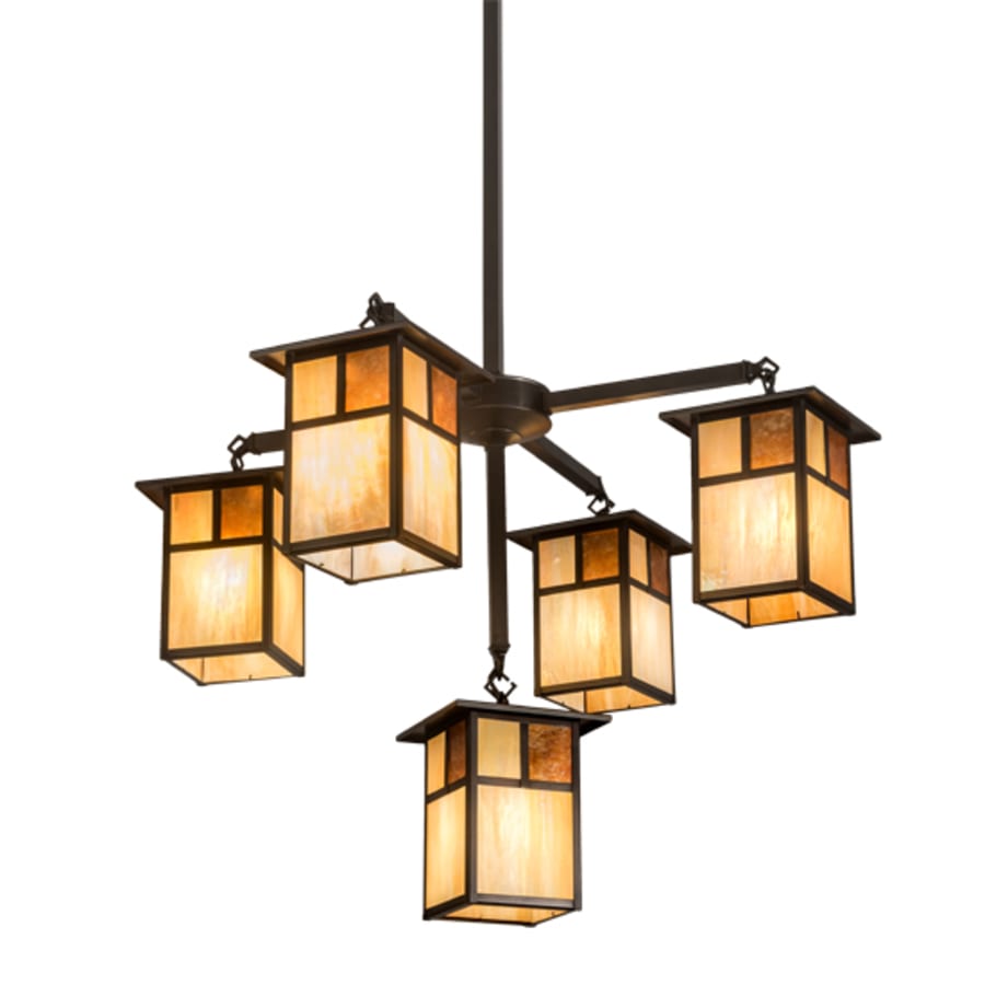 Meyda Tiffany Hyde Park 5 Light 32" Wide Chandelier