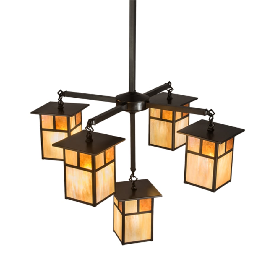 Meyda Tiffany Hyde Park 5 Light 32" Wide Chandelier