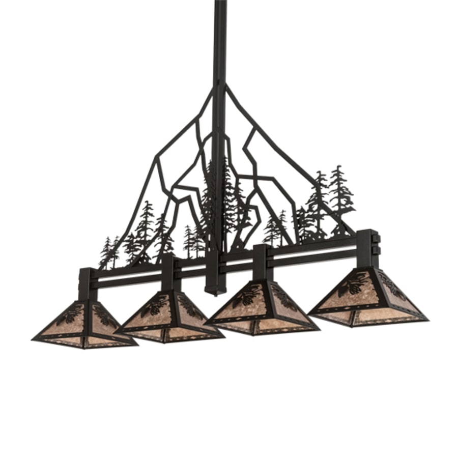 Meyda Tiffany 4 Light 60" Wide Linear Pendant