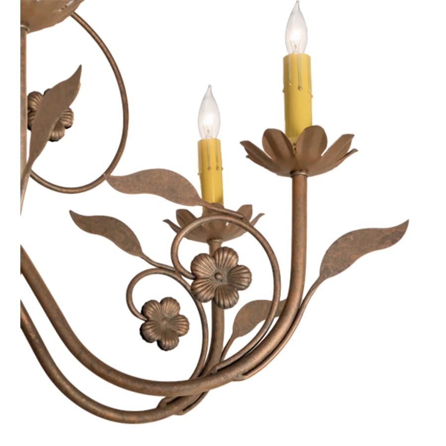 Meyda Tiffany Bordeaux 8 Light 36" Wide Taper Candle Style Chandelier