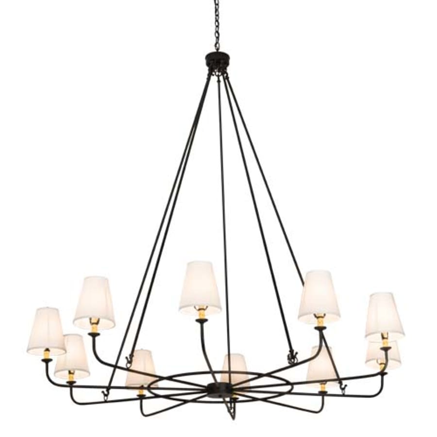 Meyda Tiffany Brach 10 Light 72" Wide Chandelier