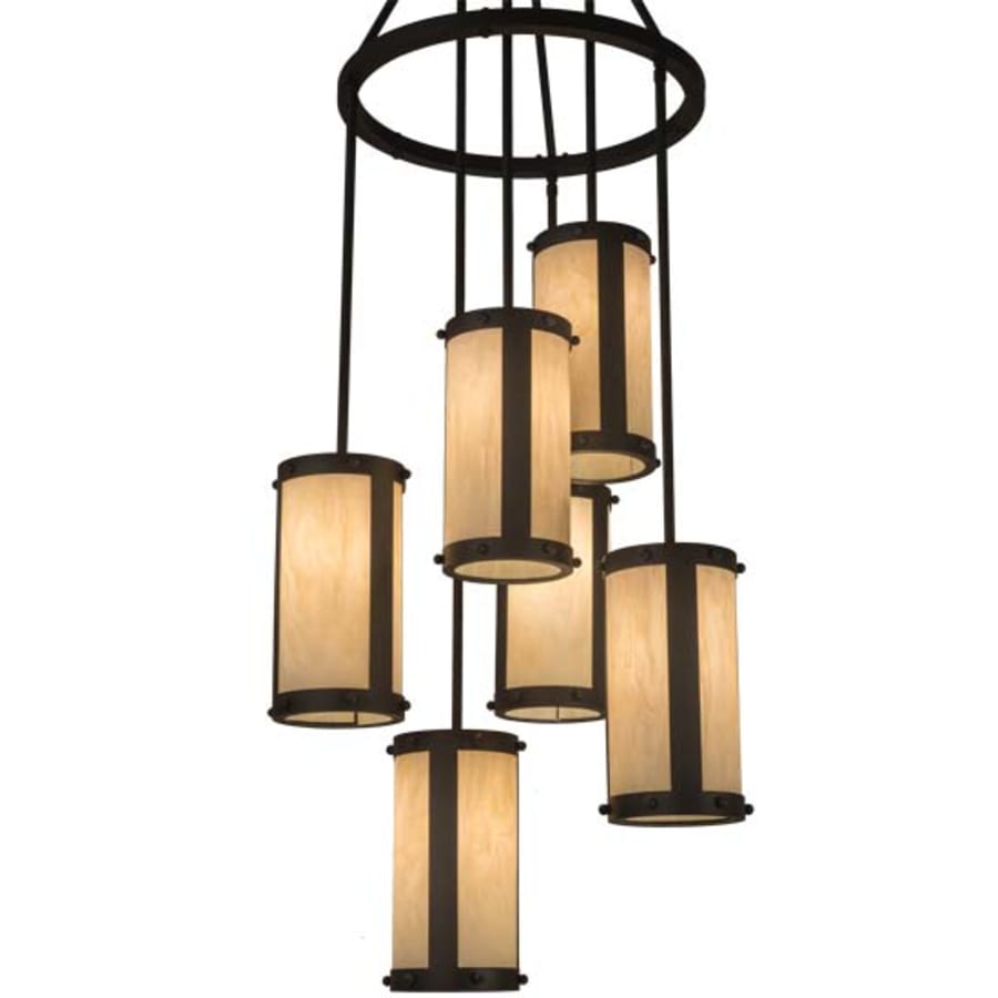Meyda Tiffany Cartier 6 Light 24" Wide Ring Chandelier