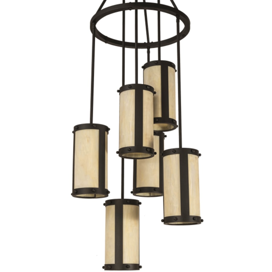Meyda Tiffany Cartier 6 Light 24" Wide Ring Chandelier