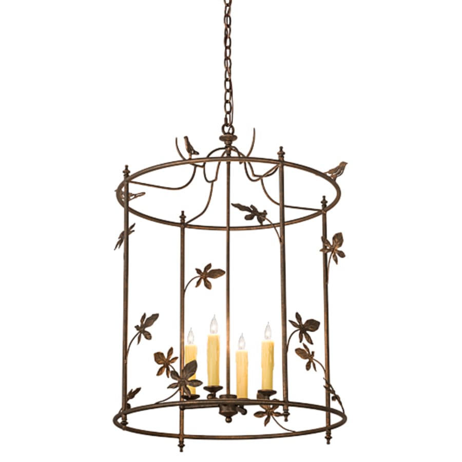 Meyda Tiffany 4 Light 25" Wide Taper Candle Pendant